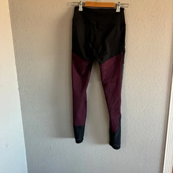 HORSEWARE FASHION RIDING TIGHTS SILICON black/fig XS - Picture 2 of 4